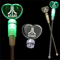 Light Up Stir Stick - Jade Green - Heart